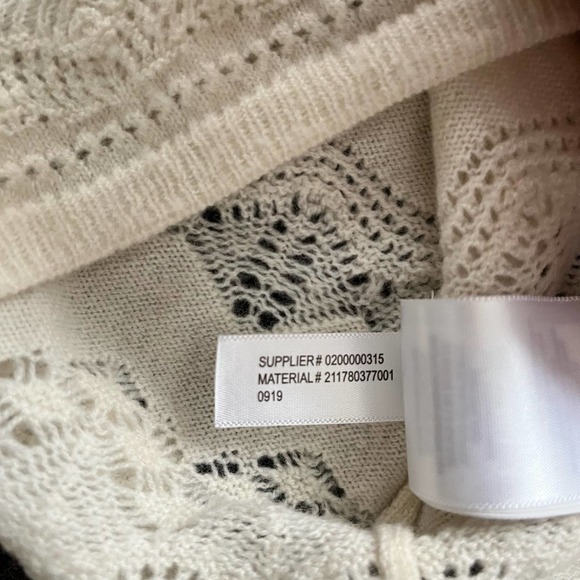 VINTAGE RALPH LAUREN BLUE LABEL MOCK NECK POINTELLE WOOL SWEATER WOMEN SIZE S - Picture 13 of 14